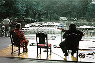 Flamenco concert almost rained out.